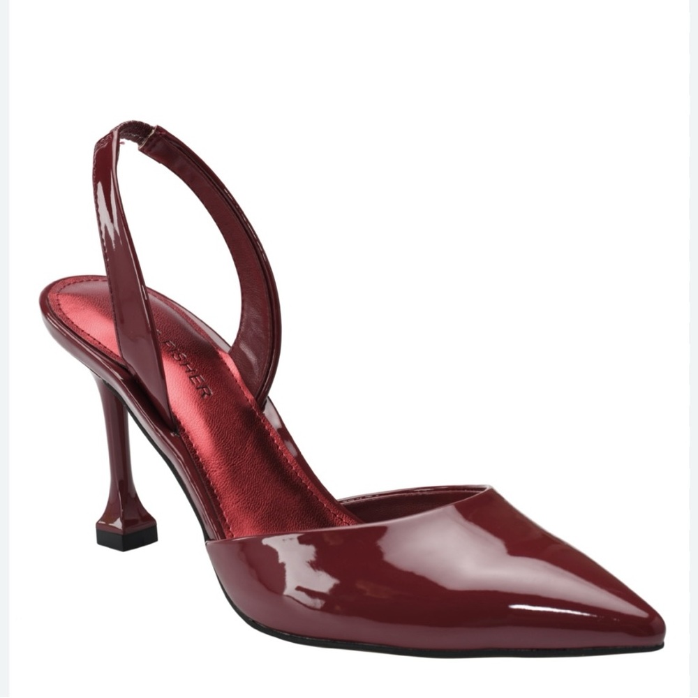 Marc Fisher Women's Dark Red Hadya Pump